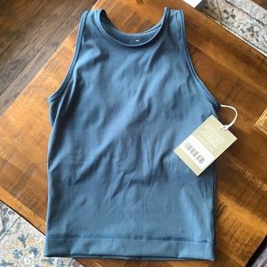 Everlane The Perform Tank in Deep Aegean
